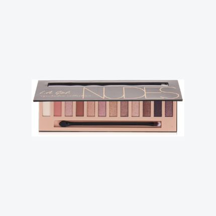 L.A. Girl Beauty Brick Eyeshadow, Nudes, 0.42 Ounce, Powder